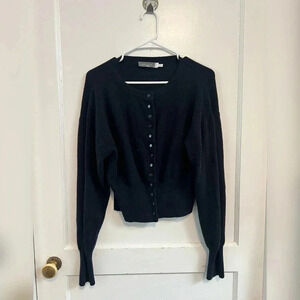 Mint Velvet Navy Cashmere Blend Cardigan Size S